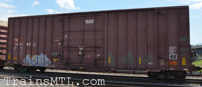 Car/wagon TR150183 left side / coté gauche